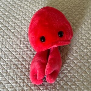 Cute Red Plush Crab Toy Slap Bracelet